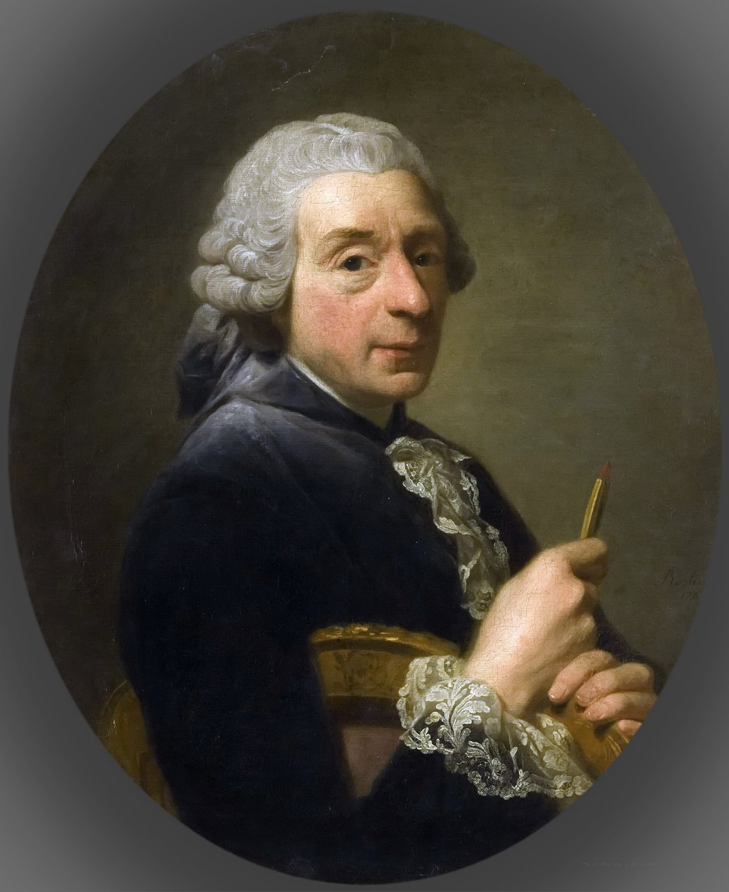 Francois Boucherin muotokuva 1703-1770 tekijältä Alexander Roslin