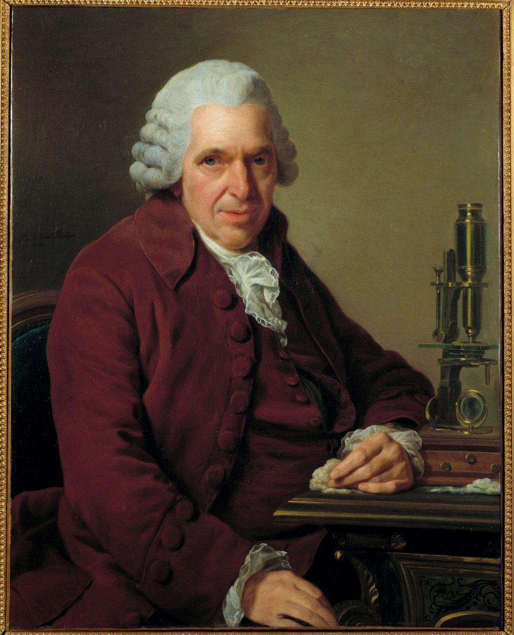 Muotokuva Louis Jean Marie Daubentonista, dit Daubenton (1716 - 1800), ranskalainen luonnontieteilijä. Roslin Alexandren (1718 - 1793) maalaus Orleans Musee Des Beaux Arts. - Louis-Jean-Marie Daubentonin muotokuva, nimeltään Daubenton tekijältä Alexander Roslin