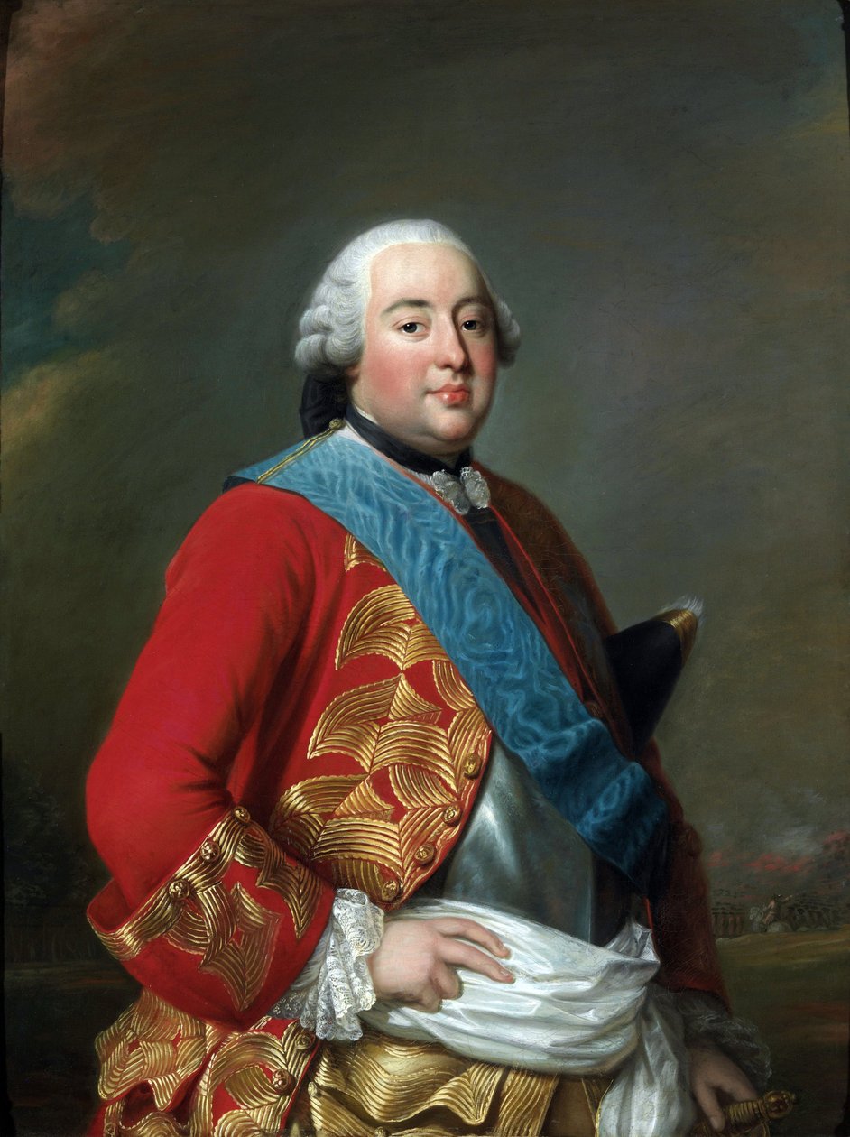 Ludvig Philippe I:n (1725-1785), Orléansin herttuan dit Le Grosin muotokuva - Alexander (Alexandre) Roslinin (1718-1793) maalaus n. 1770 - Öljy kankaalle - Tukholman kansallismuseo tekijältä Alexander Roslin
