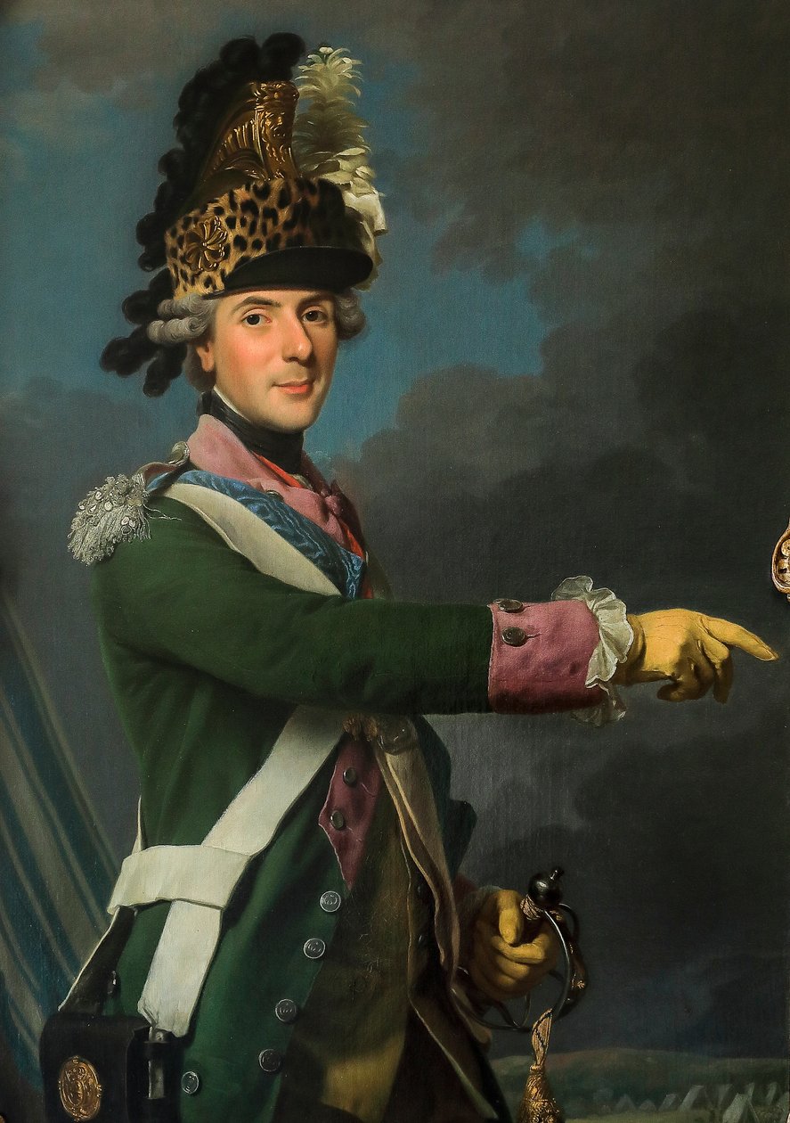 Dauphin, Louis-Ferdinand lohikäärmeen univormussa tekijältä Alexander Roslin