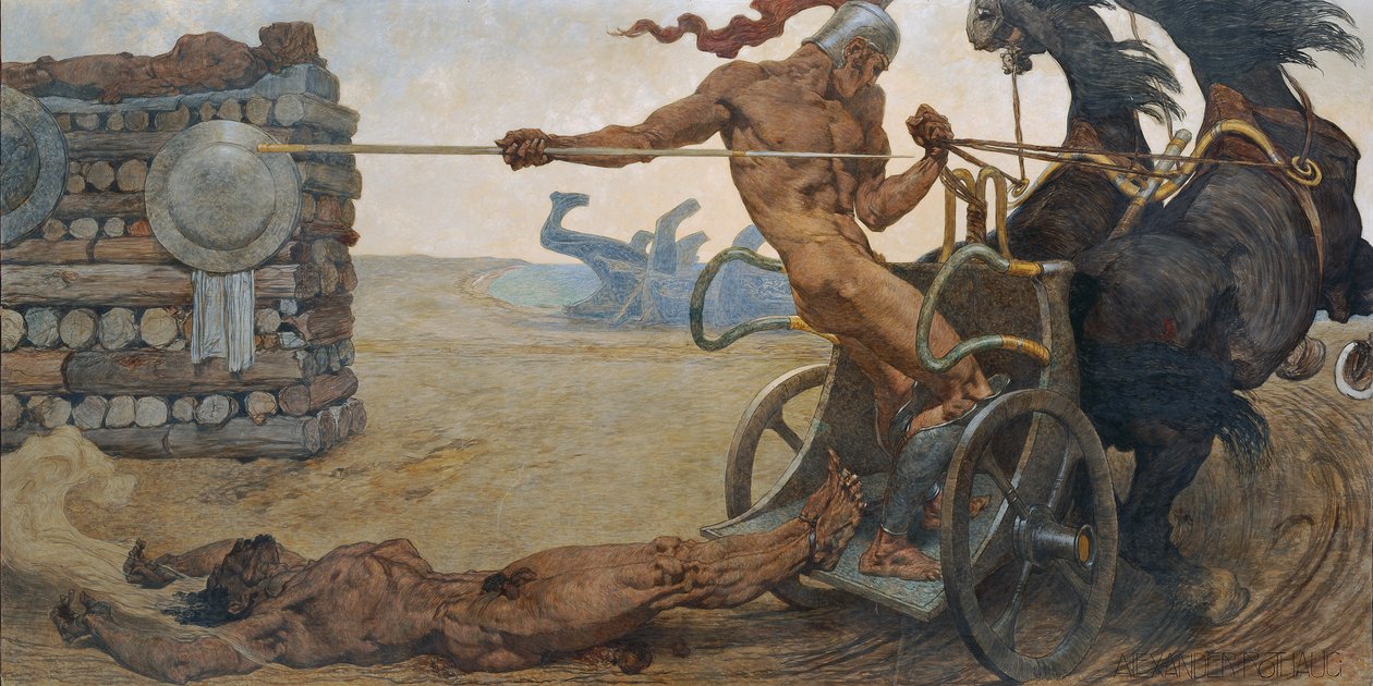 Akhilleus, c. 1930. tekijältä Alexander Rothaug