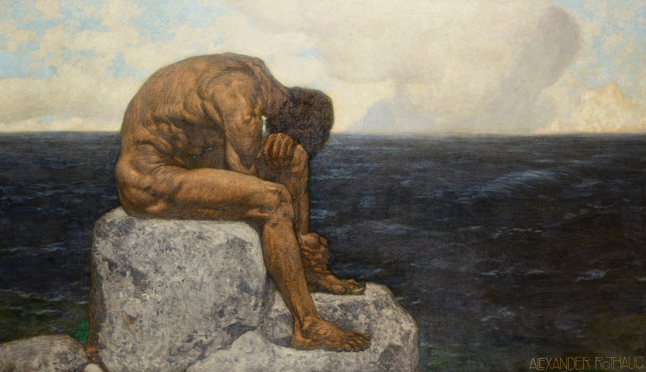 Odysseus kaipaa kotia, ennen vuotta 1924. tekijältä Alexander Rothaug