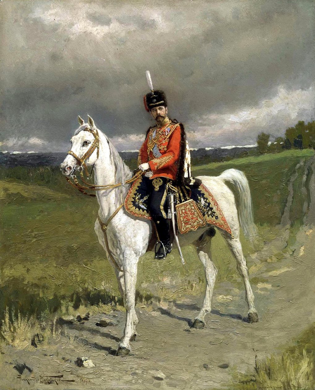 Keisari Nikolai II:n muotokuva 1868-1918, 1907. tekijältä Alexander Vladimirovich Makovsky