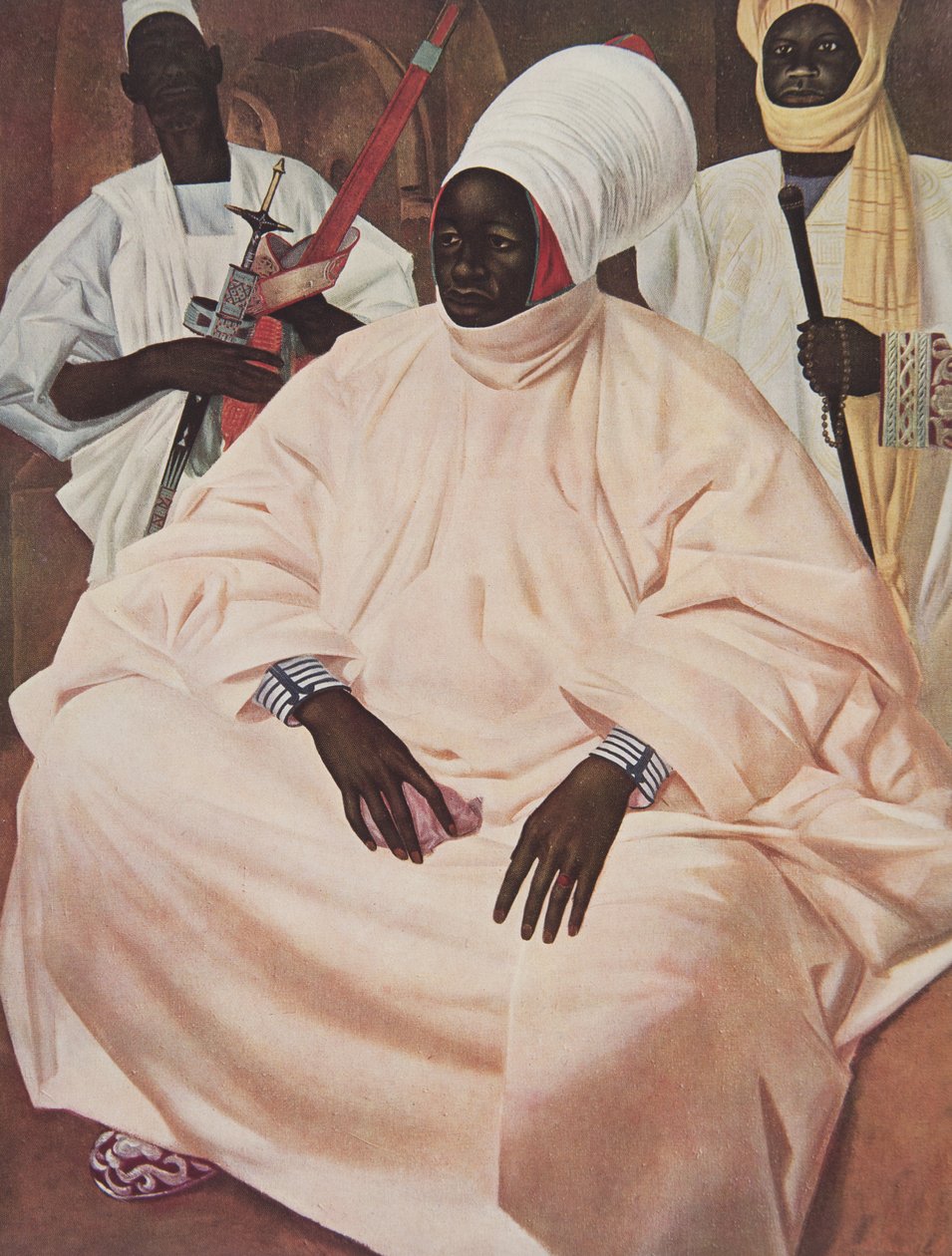 Barma Mata, Zinderin sulttaani (tutkimus muotokuvaa varten), teoksesta Dessins et Peintures d