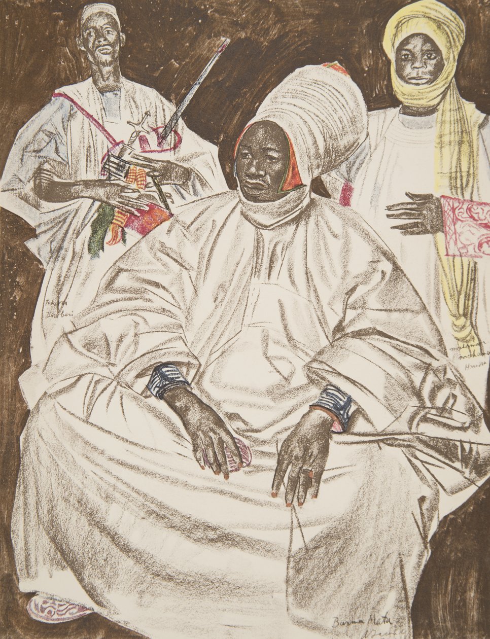 Barma Mata, Zinderin sulttaani, teoksesta Dessins et Peintures d