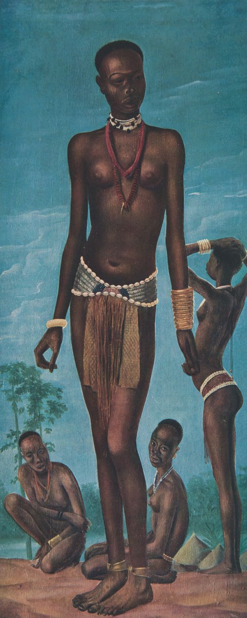 Daboa, jeune fille Sara (Fort Archambault), teoksesta Dessins et Peintures d