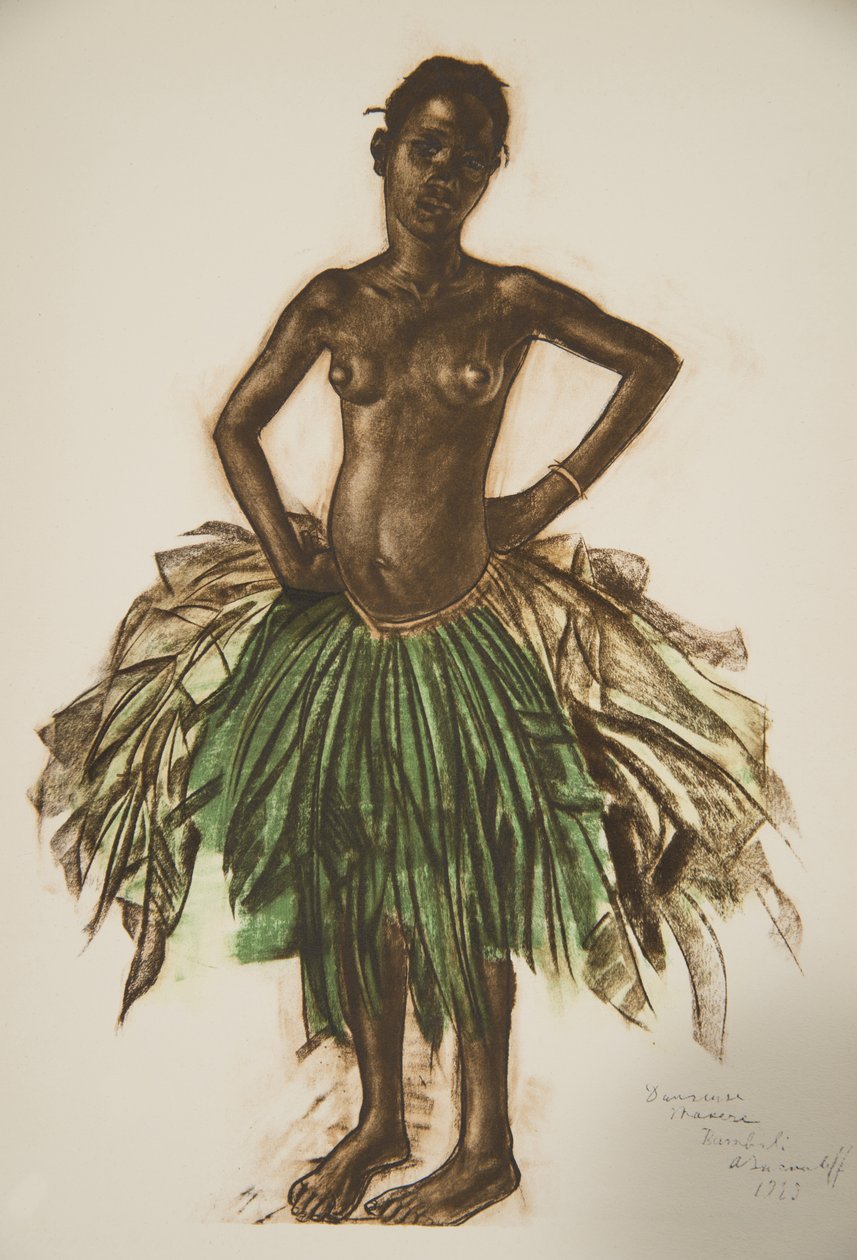 Makere-tanssija (Bambili), teoksesta Dessins et Peintures d