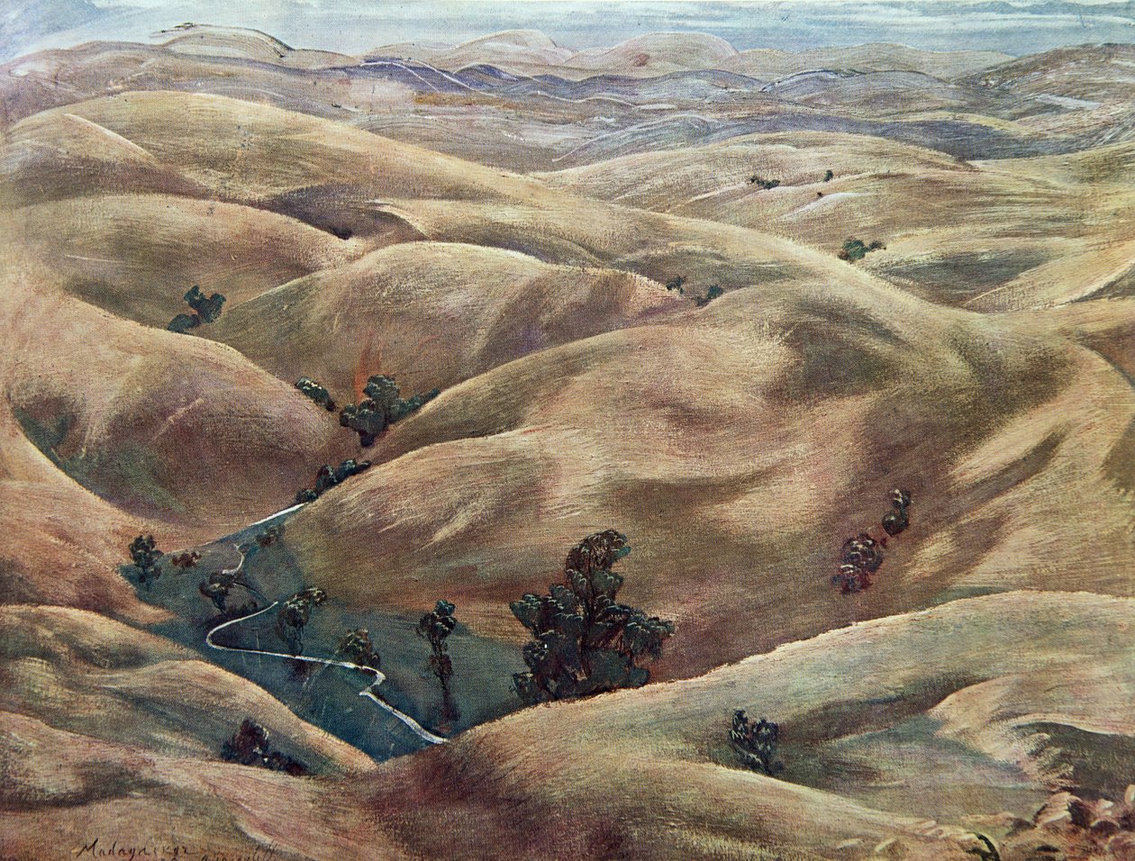 Les Haut Plateaux de Madagascar, teoksesta Dessins et Peintures d