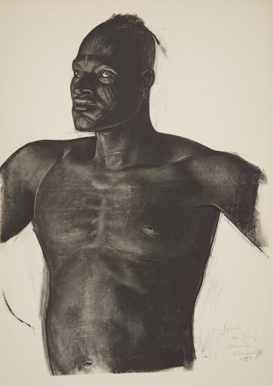 Sara le Pisteur (Bahr Ouandja), teoksesta Dessins et Peintures d