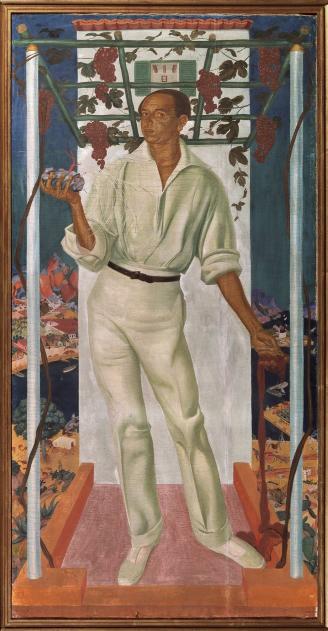Meksikolaisen taiteilijan Roberto Montenegro Nervon muotokuva 1887-1968, 1915 tekijältä Alexander Yevgenyevich Yakovlev