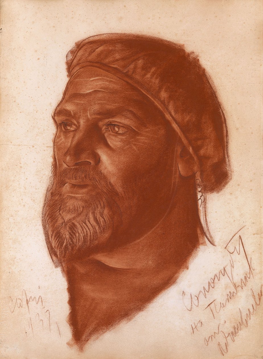 Arkkitehti Leonid Romanovitš Sologubin muotokuva 1884-1956, 1933 tekijältä Alexander Yevgenyevich Yakovlev