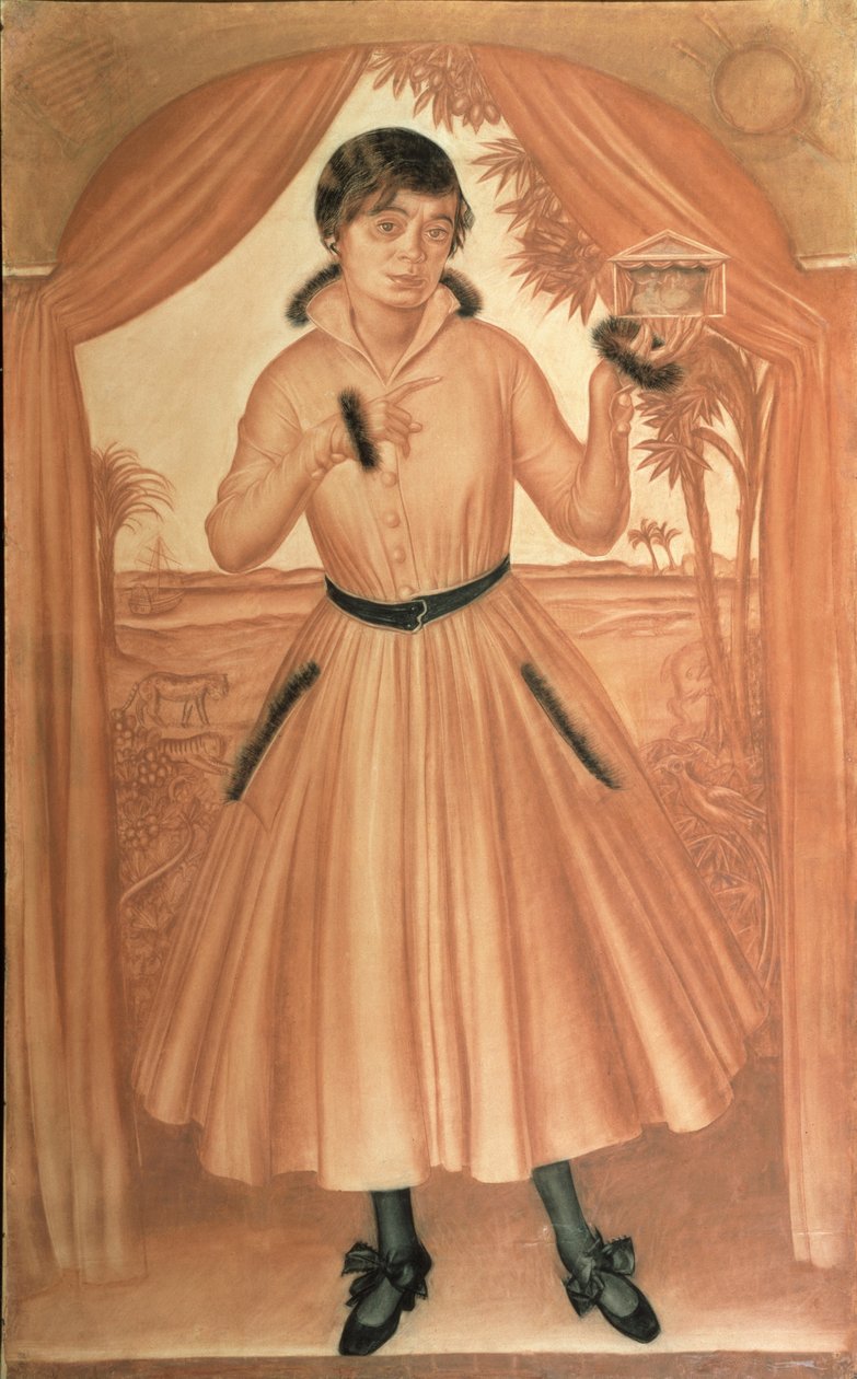 Taiteilijan vaimon muotokuva, n. 1917 tekijältä Alexander Yevgenyevich Yakovlev