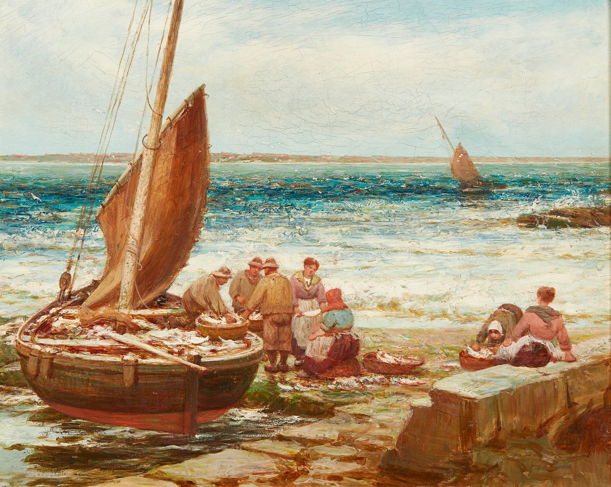 Bringing in the Catch (öljy kankaalle) tekijältä Alexander Young