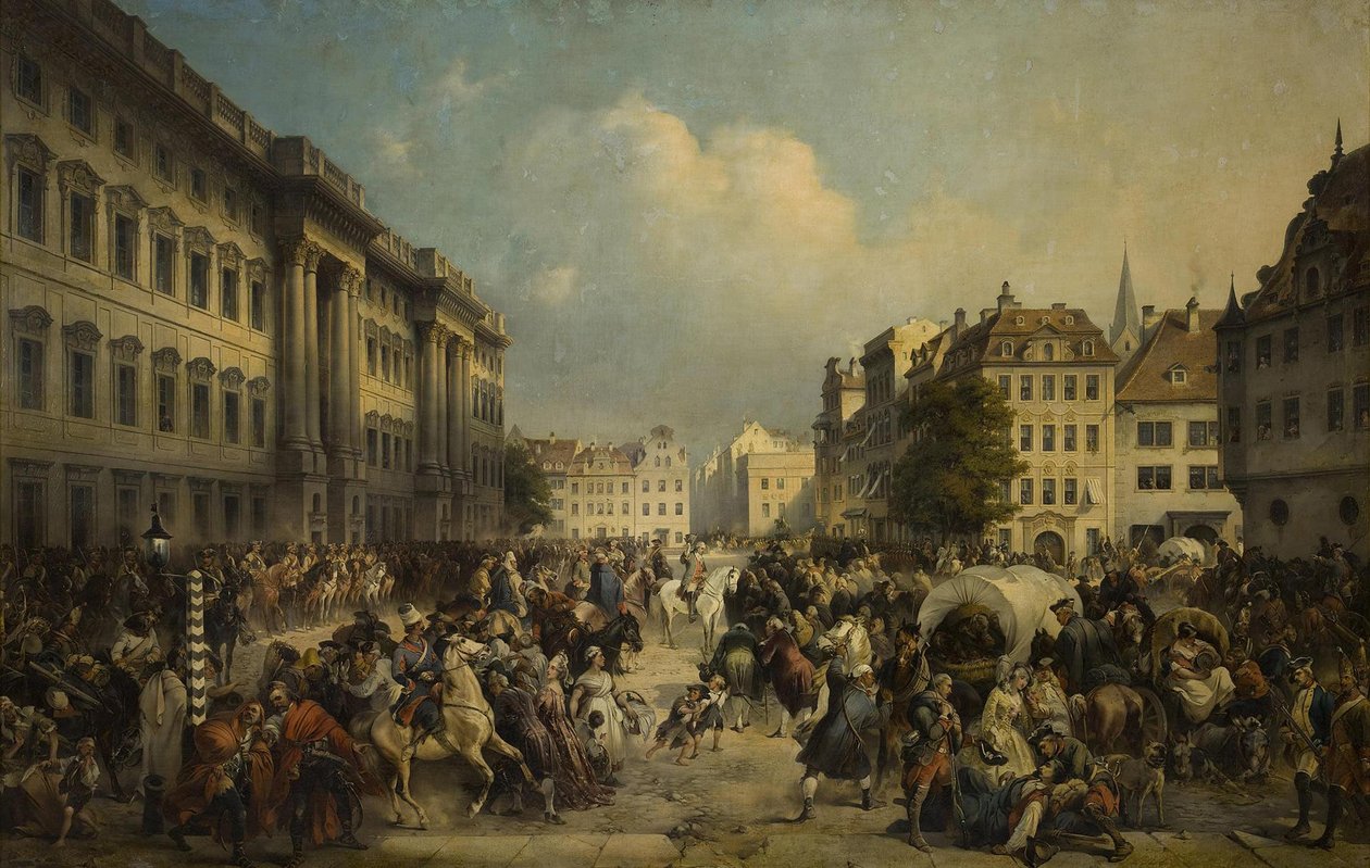 Venäjän joukot miehittivät Berliinin lokakuussa 1760, 1849 tekijältä Alexander von Kotzebue