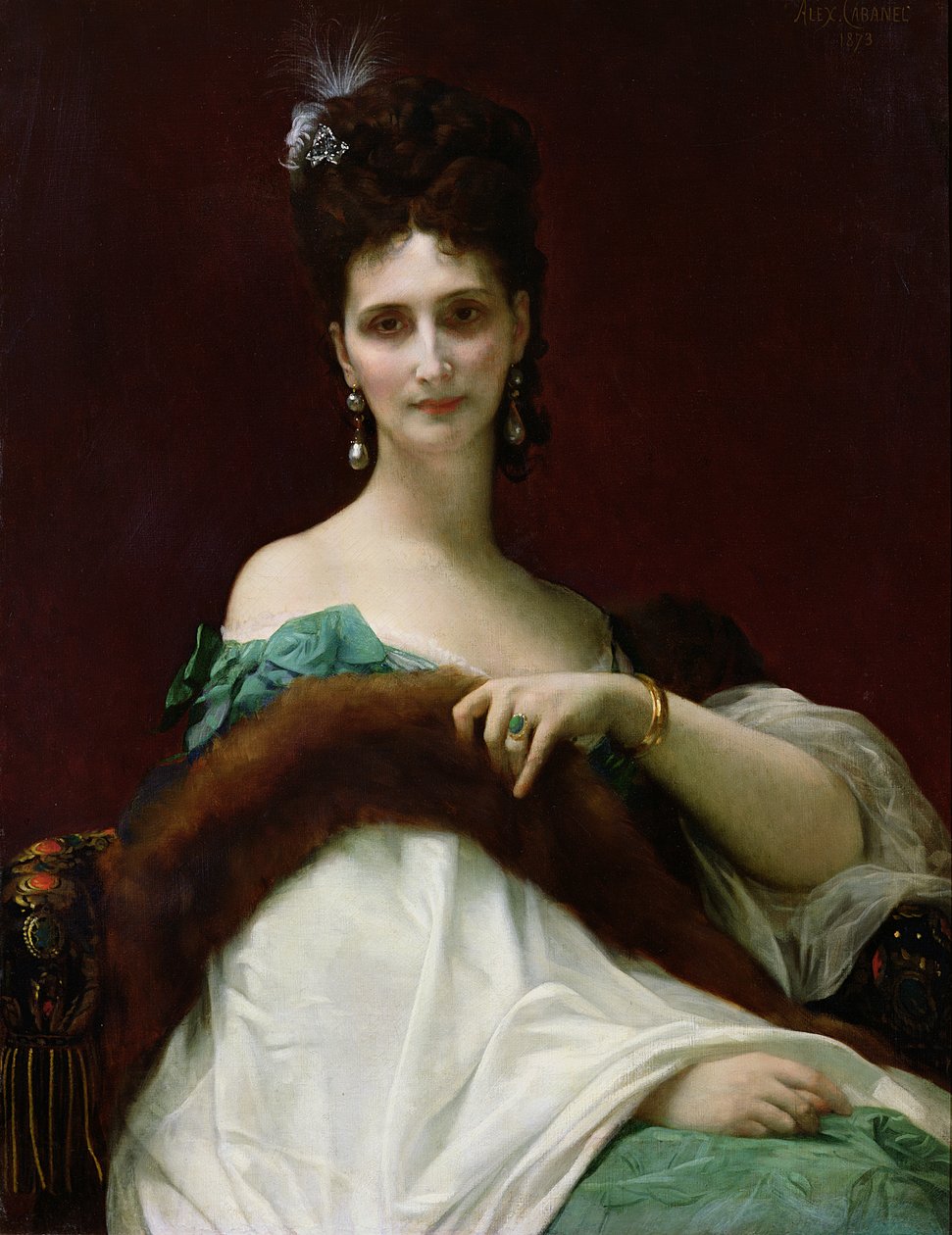 La Comtesse de Keller, 1873 tekijältä Alexandre Cabanel