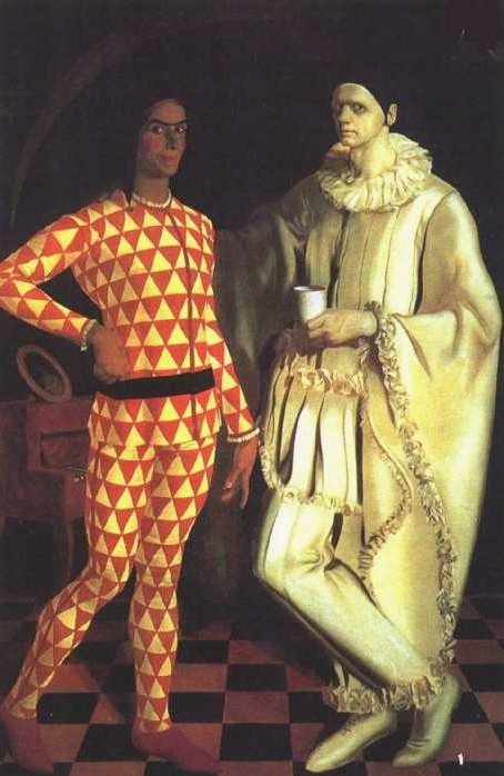 . 1914. Englanti: Pierrot & Arlequin tekijältä Alexandre Jacovleff