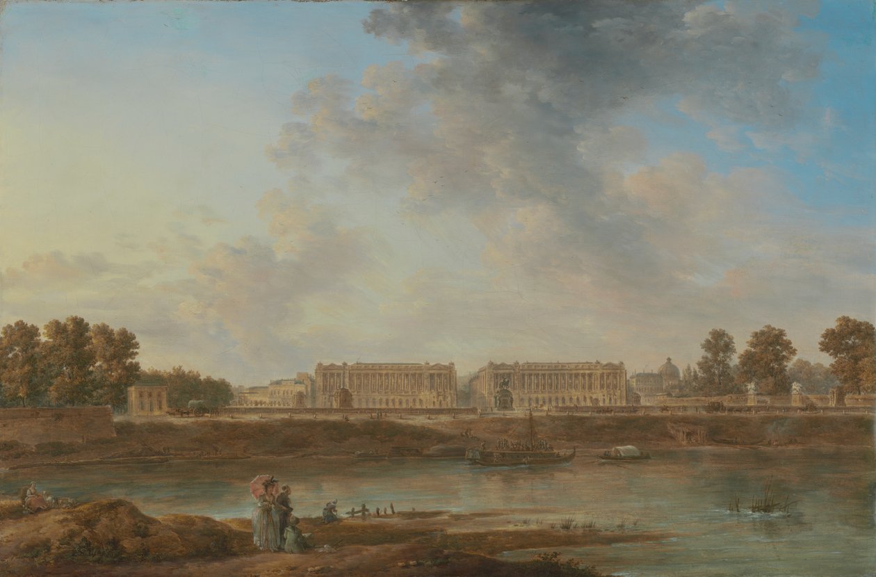Näkymä Place Louis XV: lle tekijältä Alexandre Jean Noel