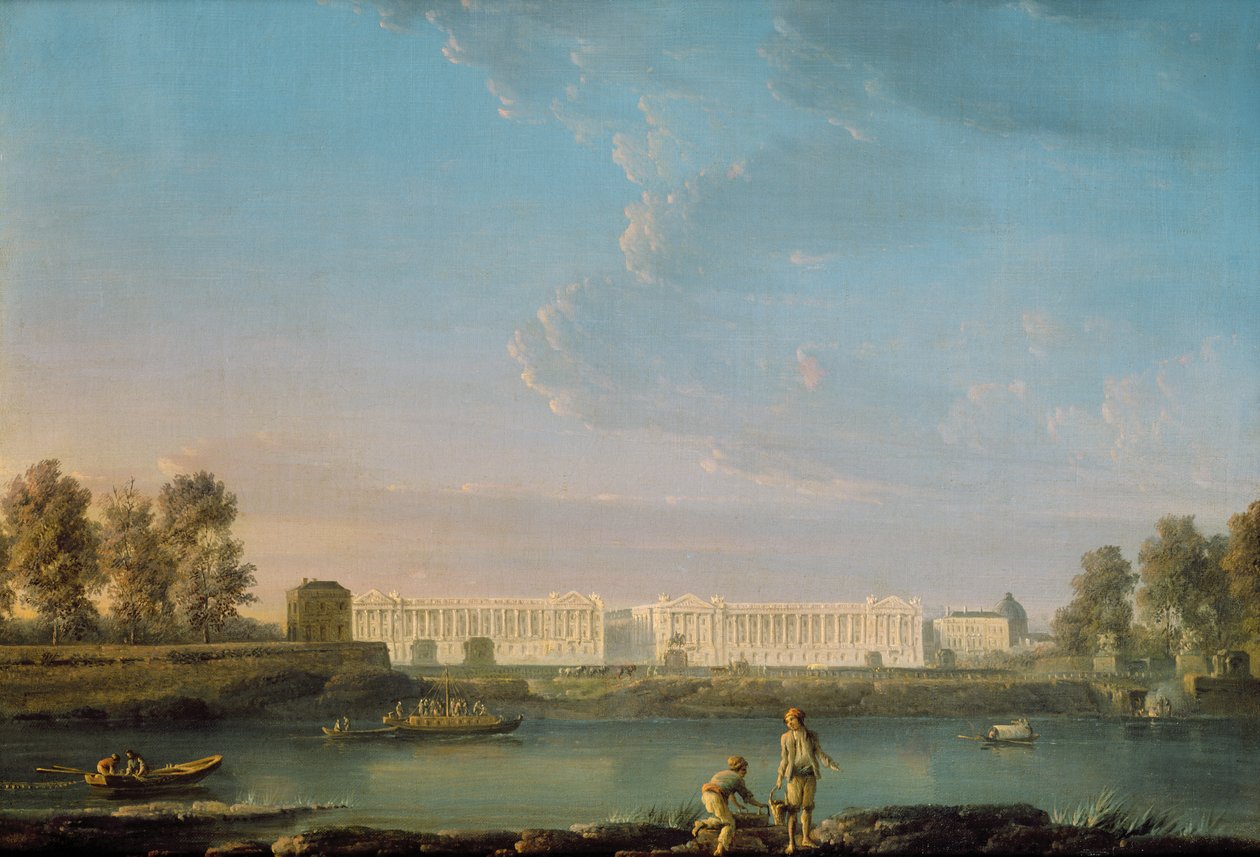 Paikka Ludvig XV, n. 1779 tekijältä Alexandre Jean Noel