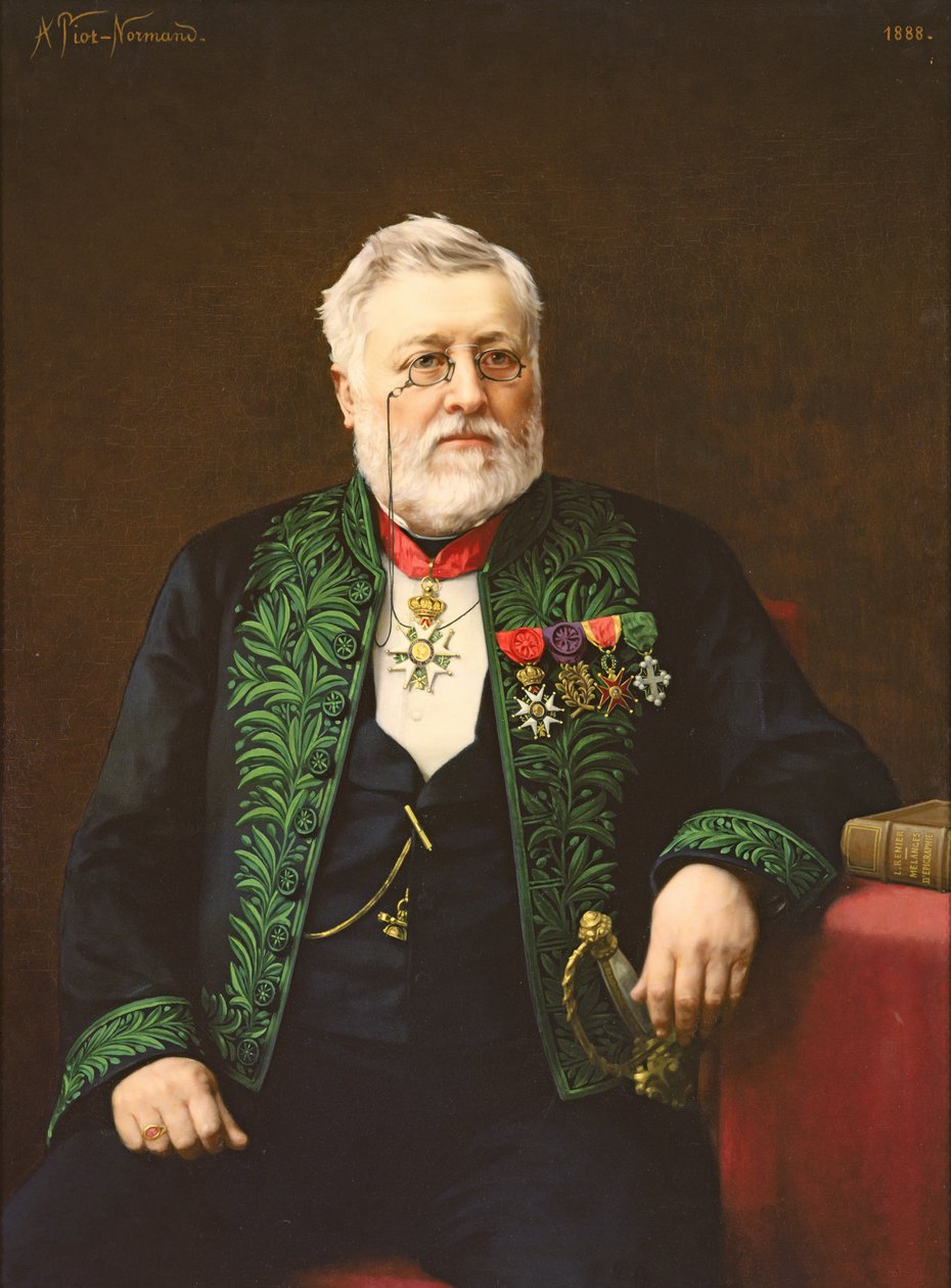 Muotokuva Leon Renieristä (1809-85) 1888 tekijältä Alexandre Piot Normand