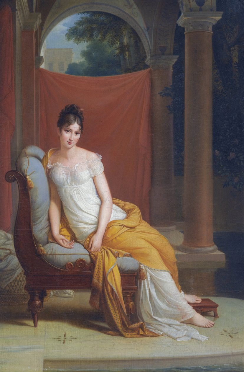 Madame Recamier (1777-1849) tekijältä Alexandre Evariste Fragonard