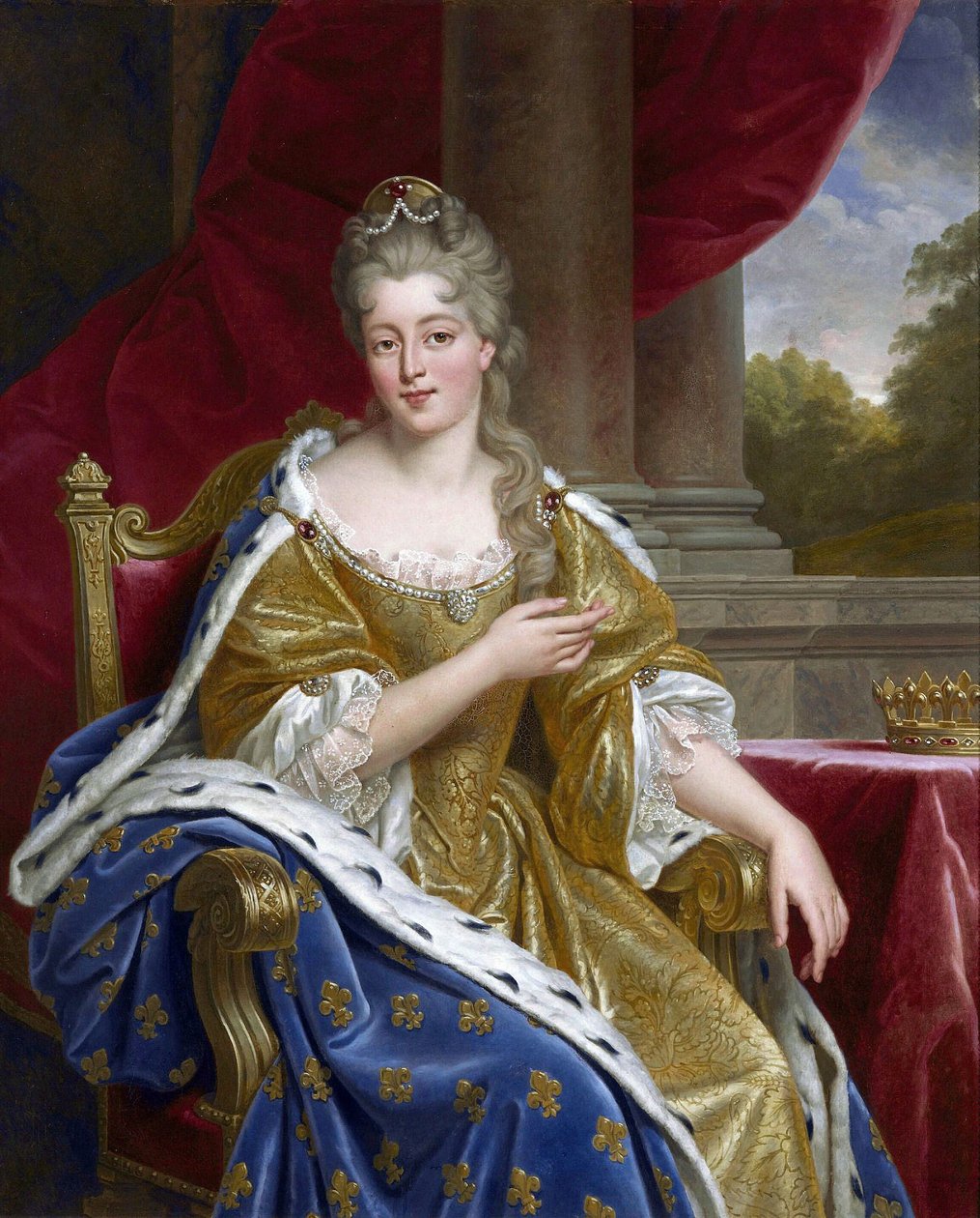 Françoise-Marie de Bourbon, Mademoiselle de Blois, Orléansin herttuatar tekijältä Alexandre Francois Caminade