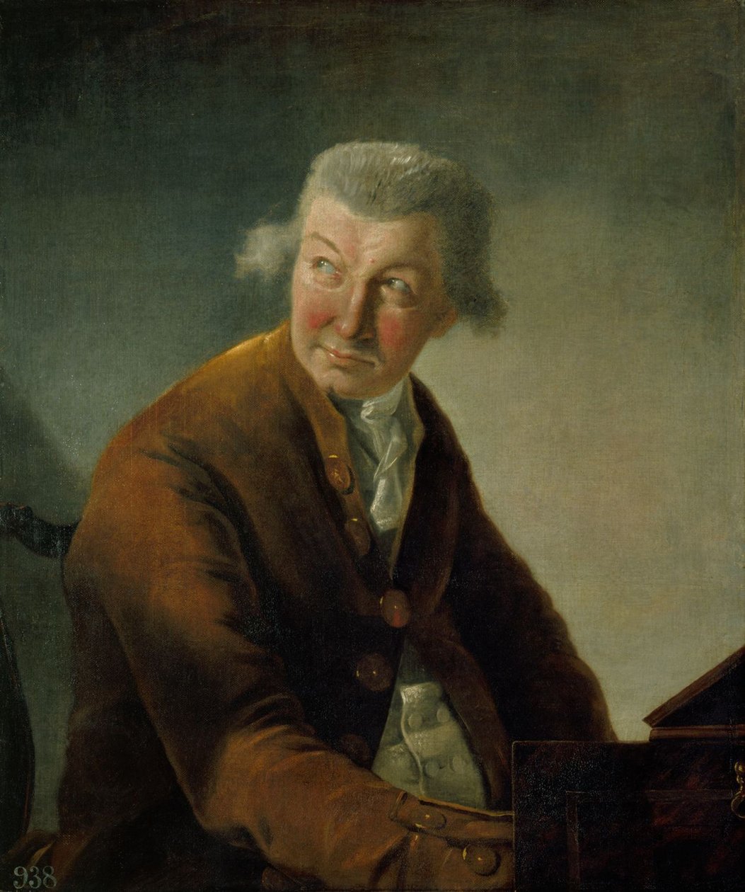 Carl Friedrich Abelin muotokuva 1723-1787 tekijältä Alexandre Auguste Robineau