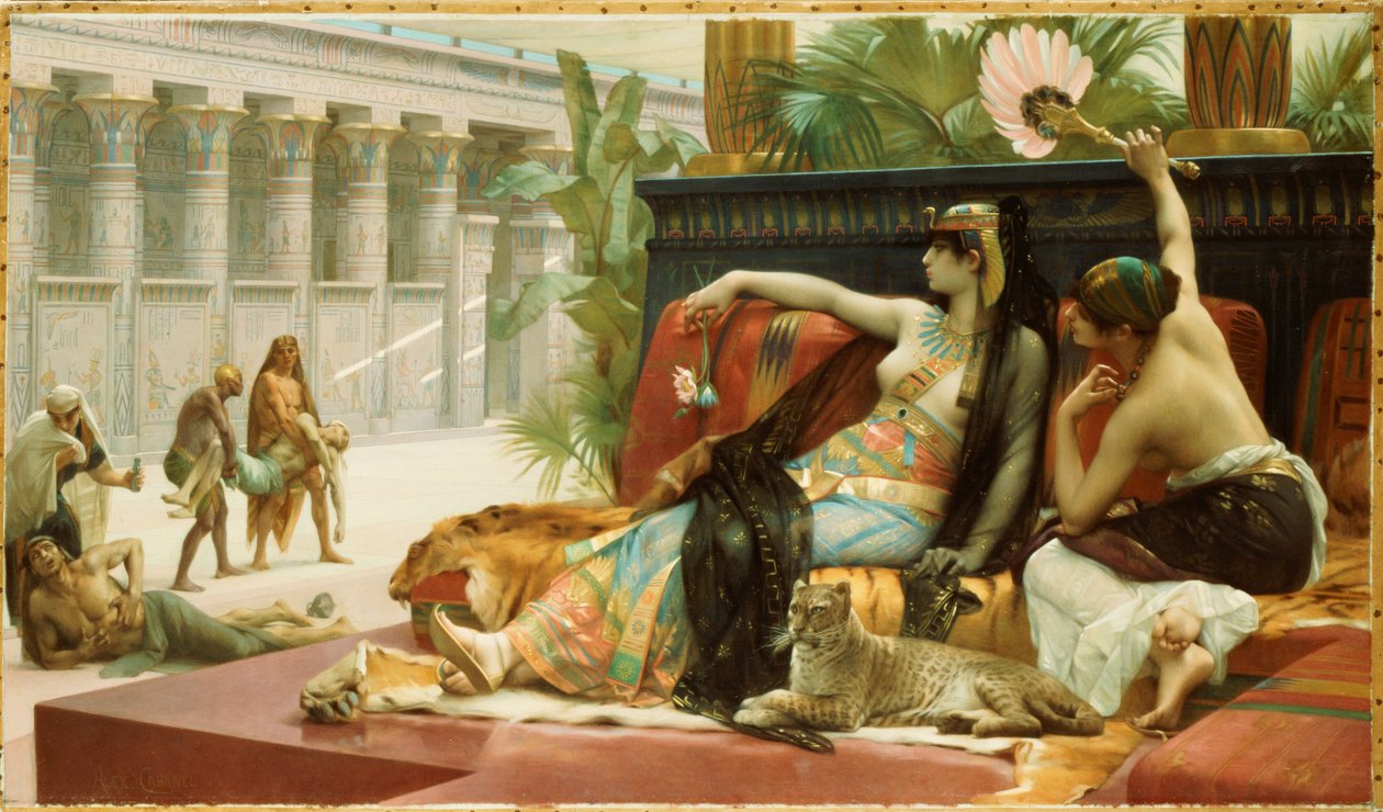 Cleopatra Testing Poison on Demned Slaves, 1887 tekijältä Alexandre Cabanel