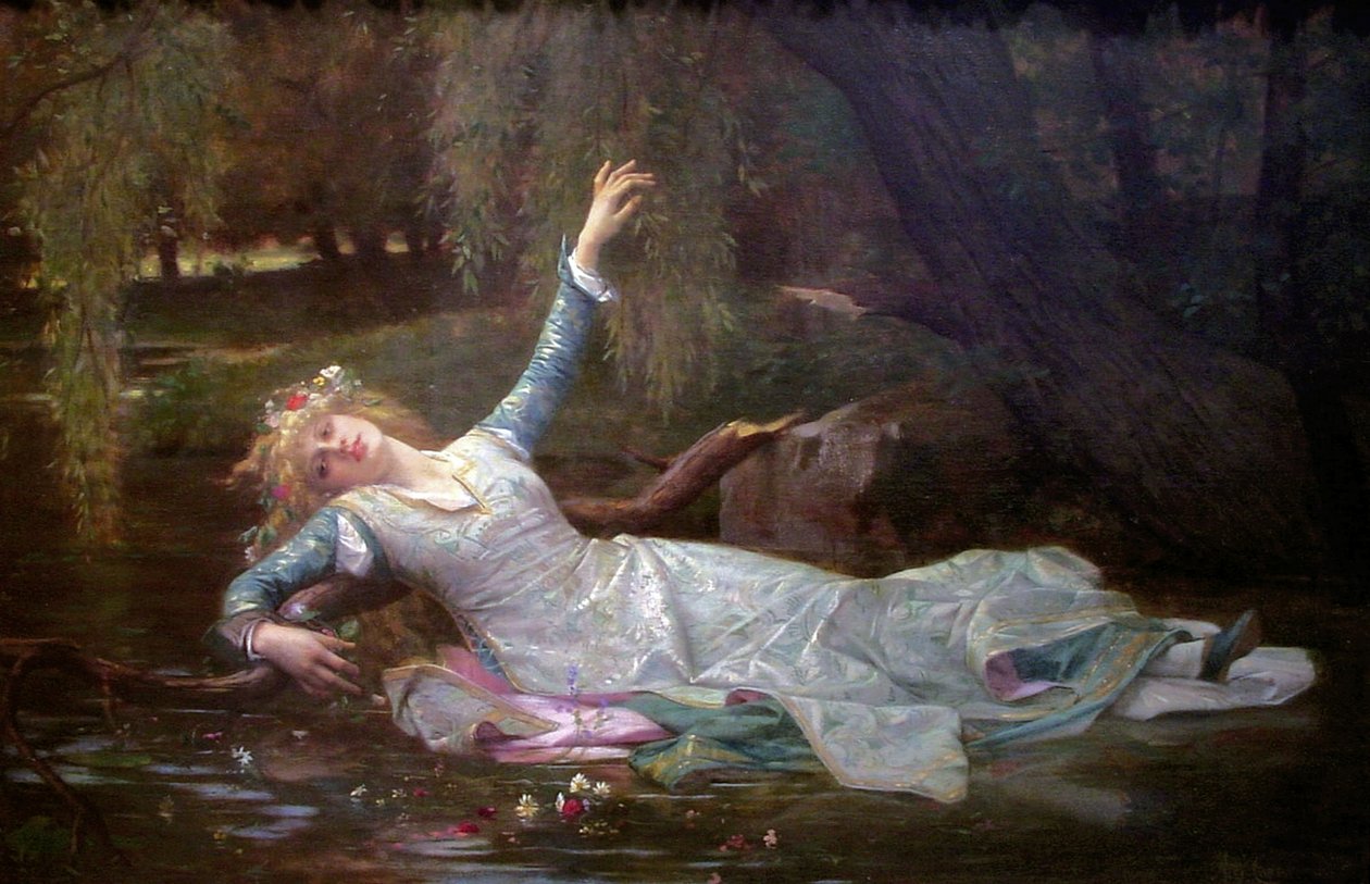 Ophelia, 1883 tekijältä Alexandre Cabanel