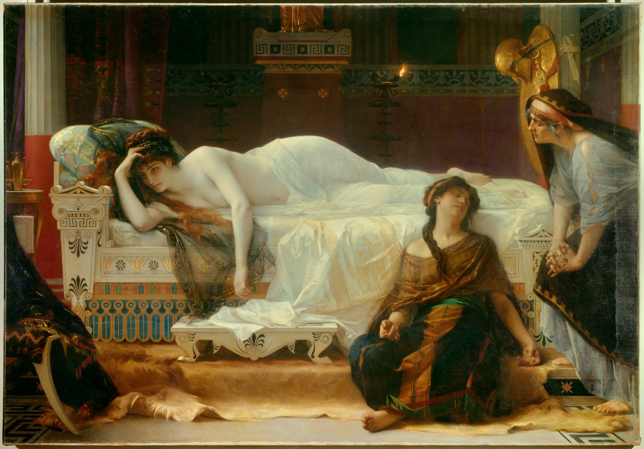 Phedre Phedre, joka on rakastunut vävyänsä Hippolyteen, on epätoivoinen. Alexandre Cabanelin (1823-1889) maalaus tekijältä Alexandre Cabanel
