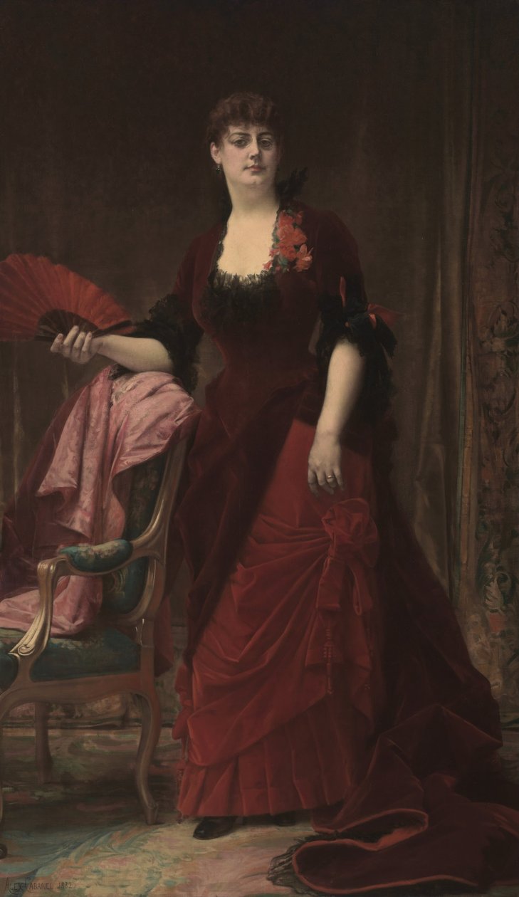 Arabella Worshamin (myöhemmin Arabella Huntingtonin) muotokuva tekijältä Alexandre Cabanel