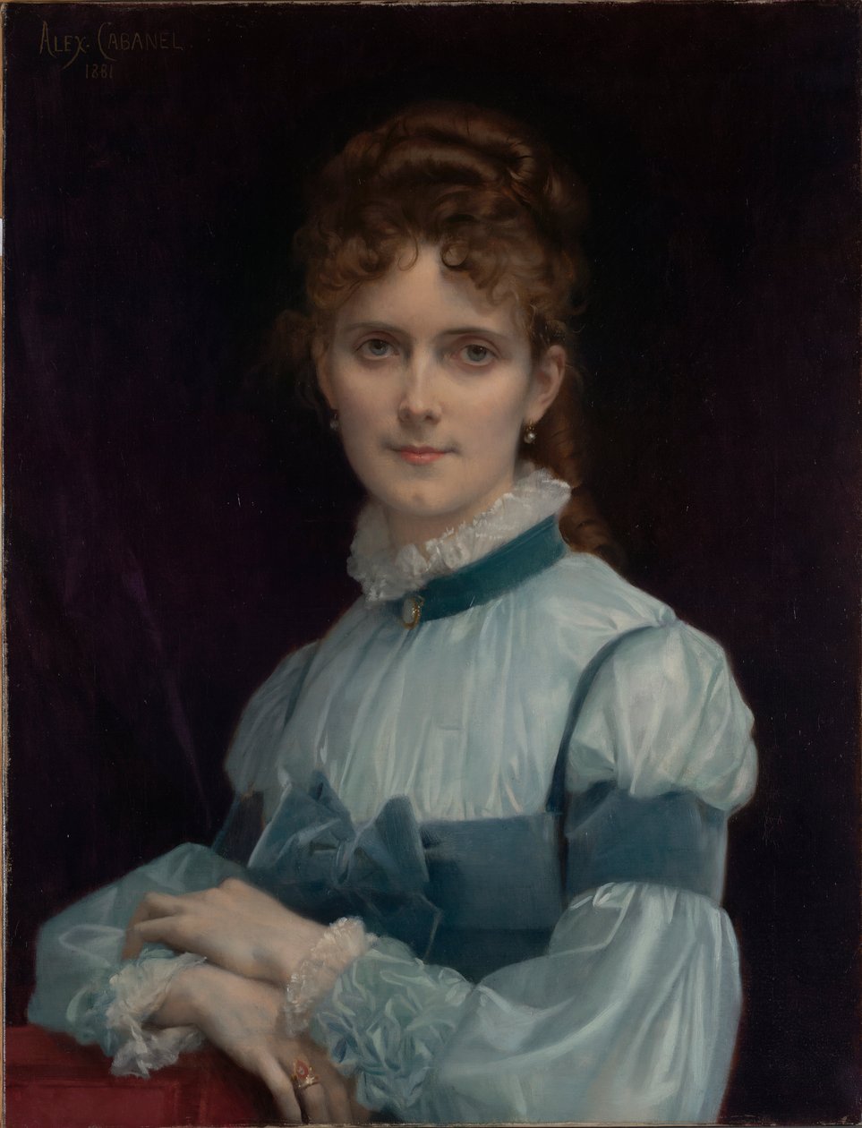Neiti Fanny Clappin muotokuva tekijältä Alexandre Cabanel