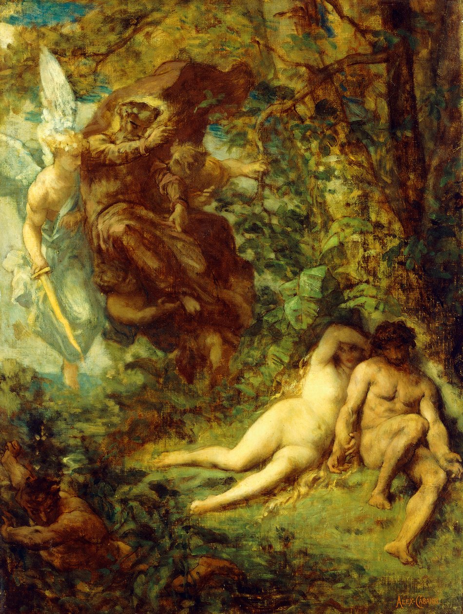 Opiskelu Paradis Perdulle, tekijältä Alexandre Cabanel