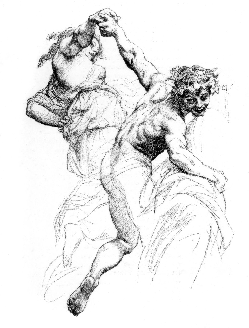 Study for The Triumph of Flora, c1880-1882. tekijältä Alexandre Cabanel