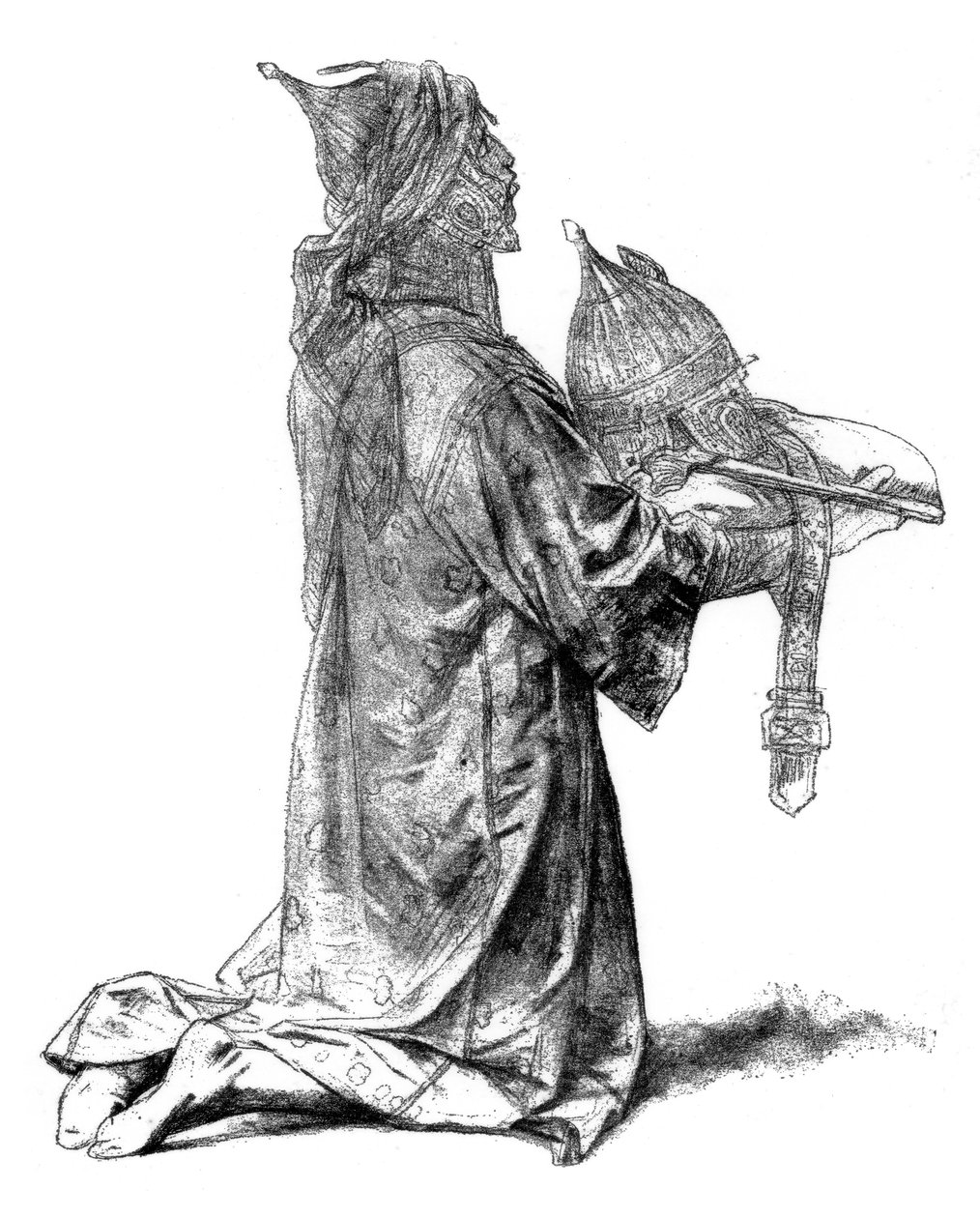 Tutkimus saraseenille, St Louisin vankeudesta, 1880-1882. tekijältä Alexandre Cabanel