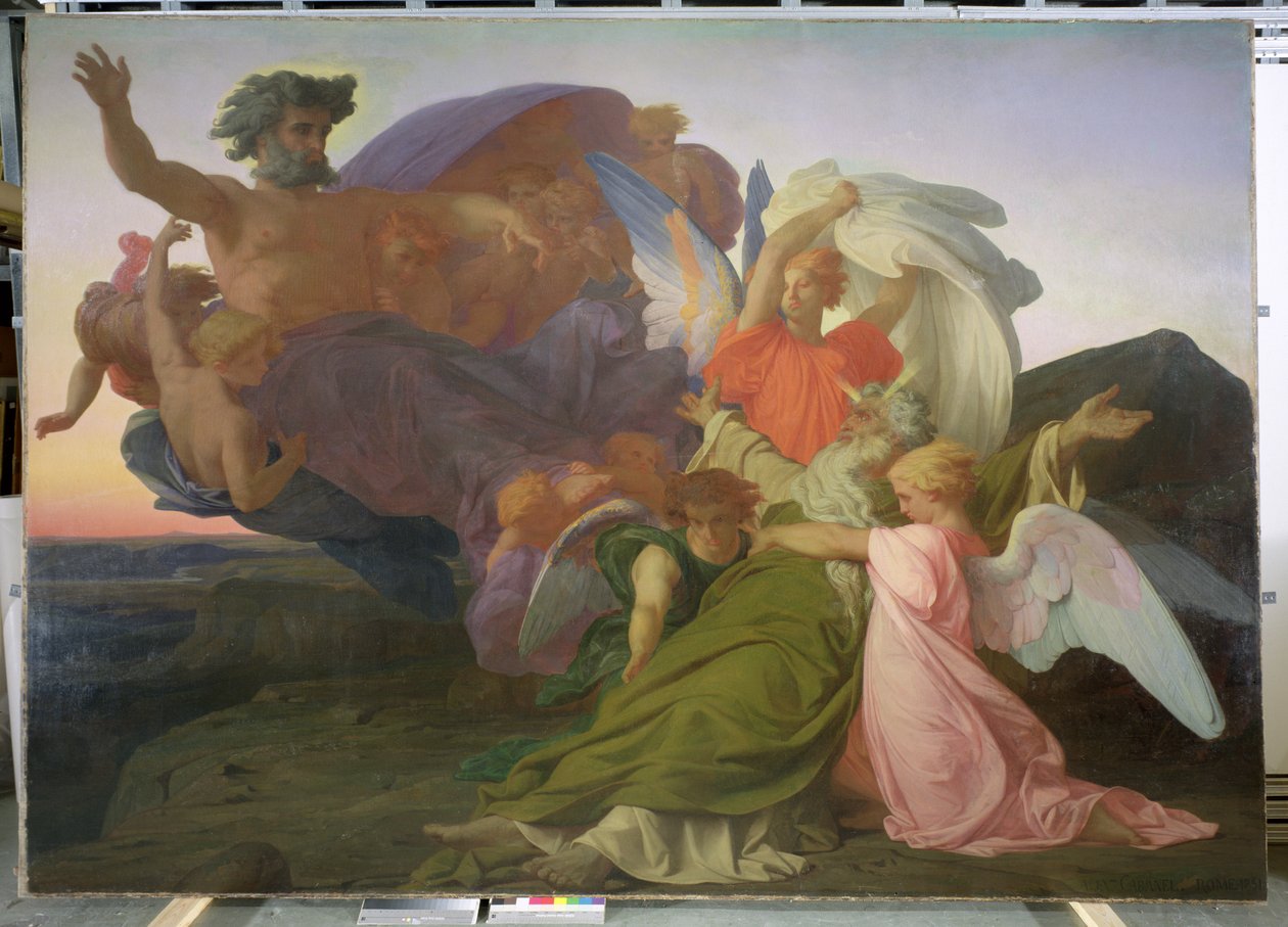 Mooseksen kuolema, 1851 (katso myös 225067) tekijältä Alexandre Cabanel