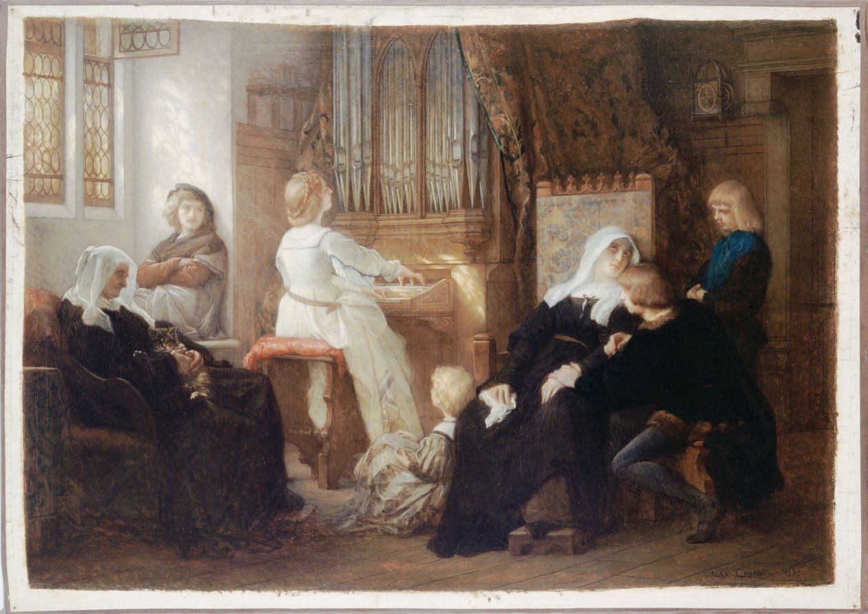 Kuoronjohtajan leski tekijältä Alexandre Cabanel