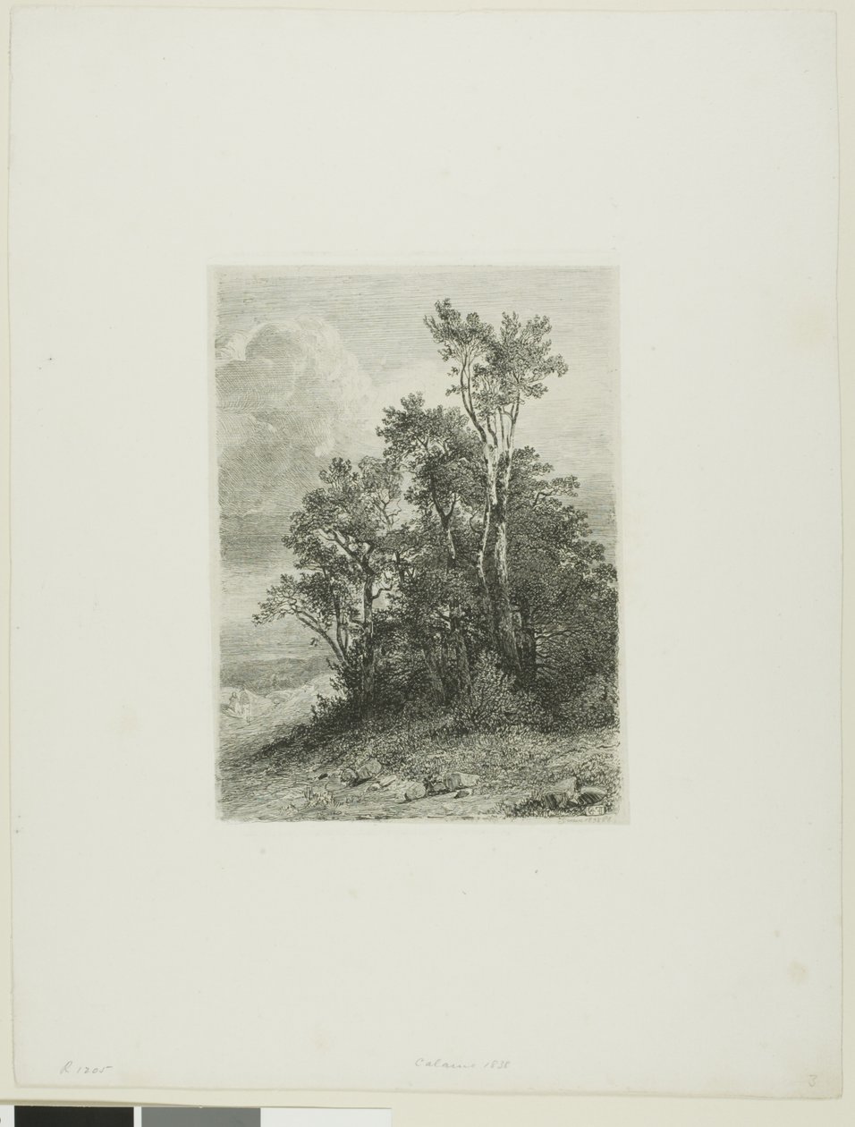 Alppien maisema tekijältä Alexandre Calame