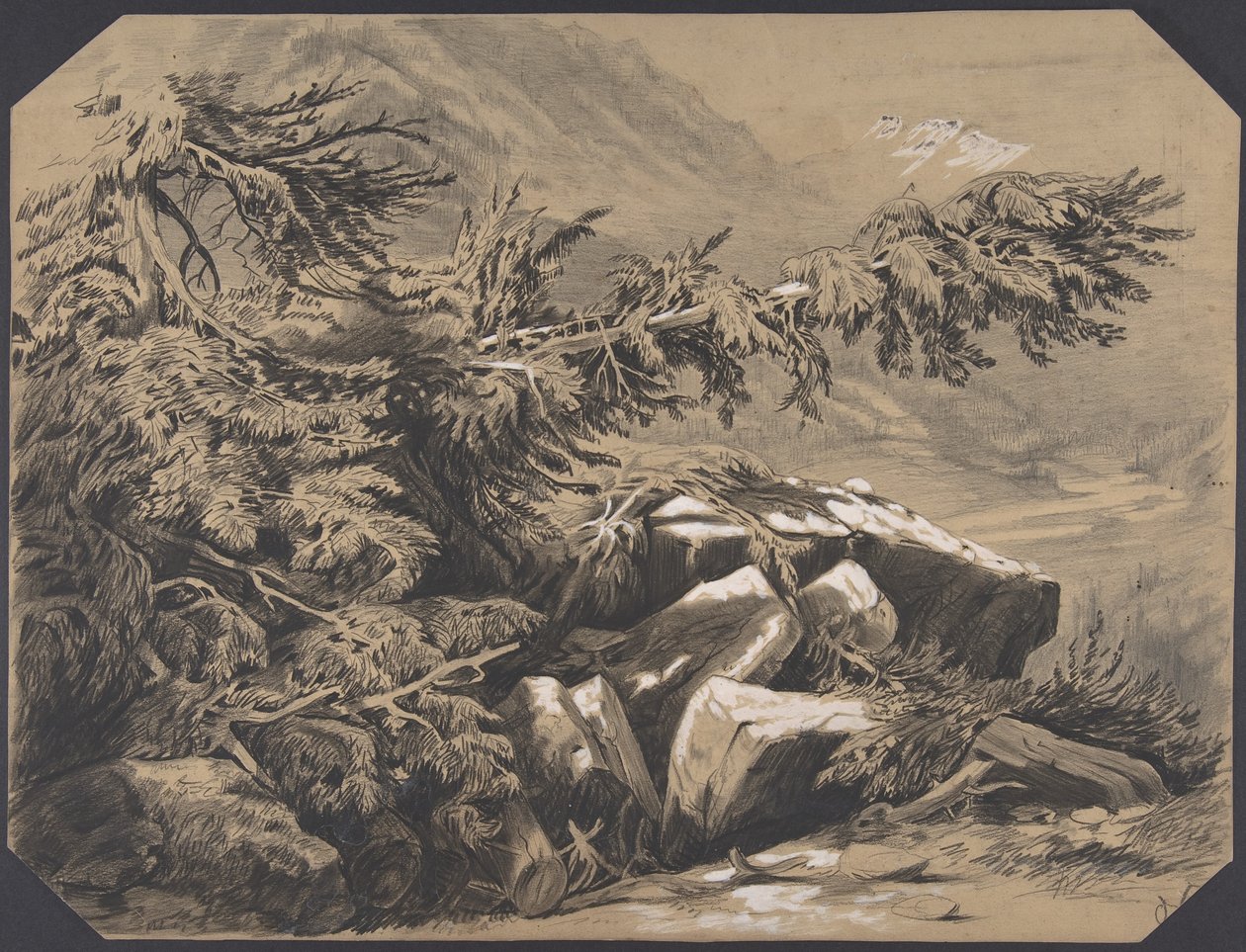 Metsät ja vuoret tekijältä Alexandre Calame