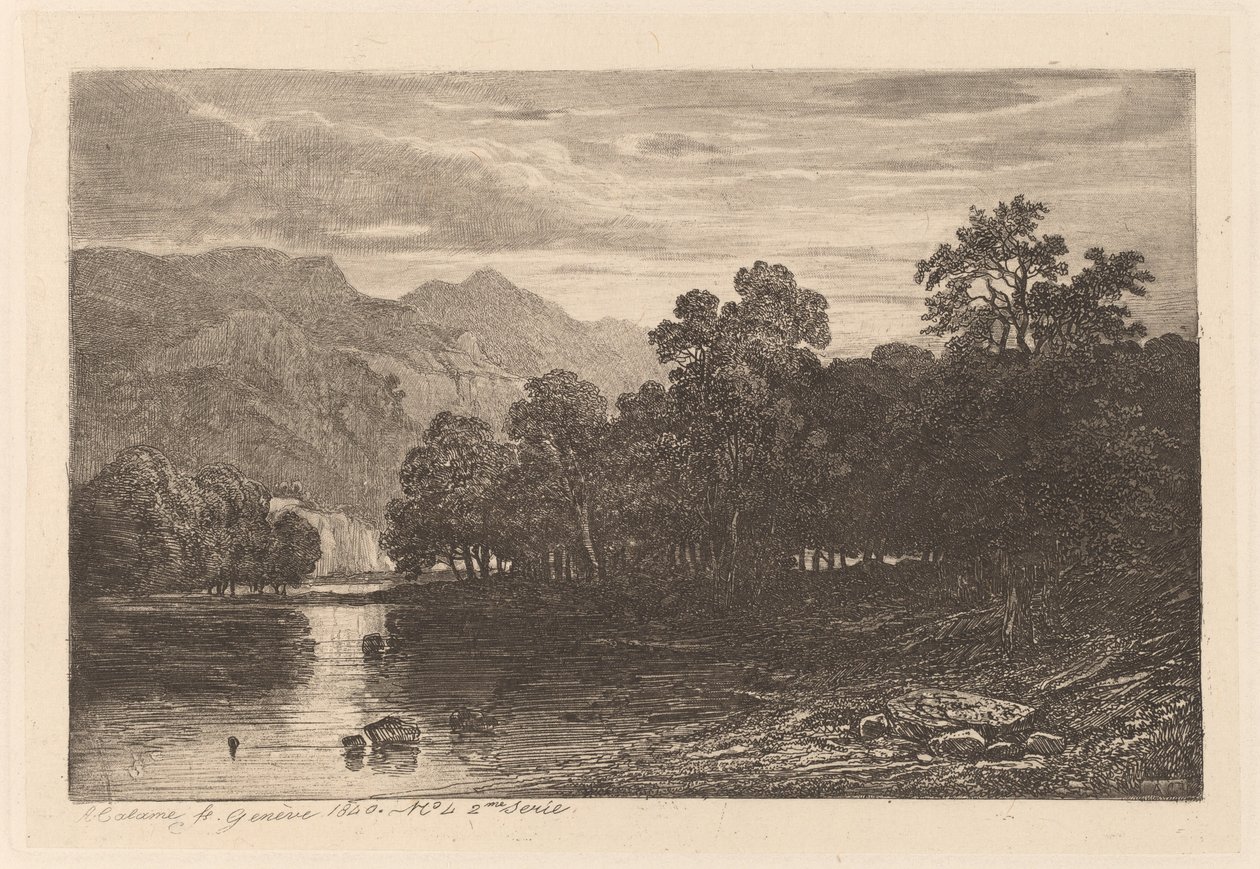 Mountain River tekijältä Alexandre Calame
