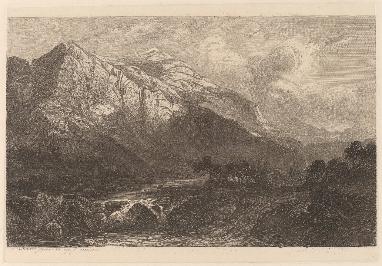Vuoristovirta tekijältä Alexandre Calame