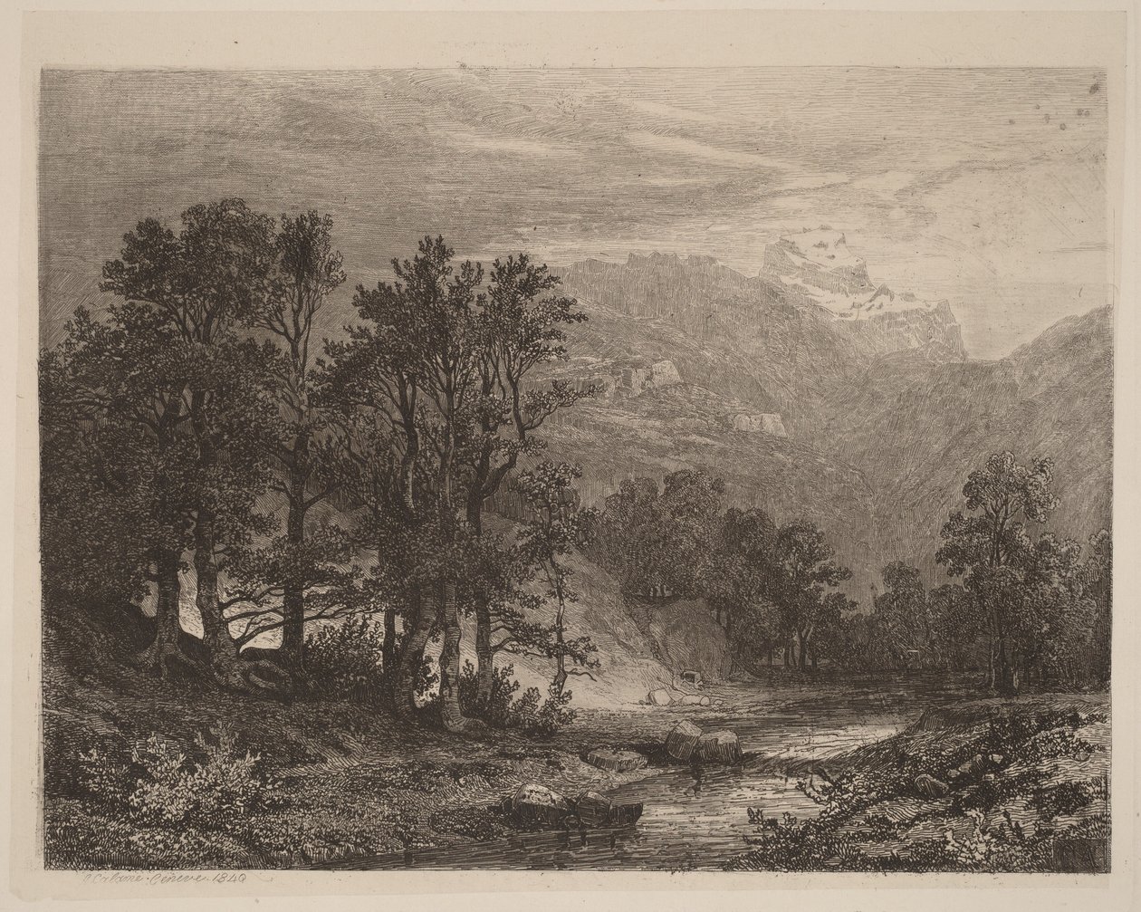 Vuoristovirta tekijältä Alexandre Calame
