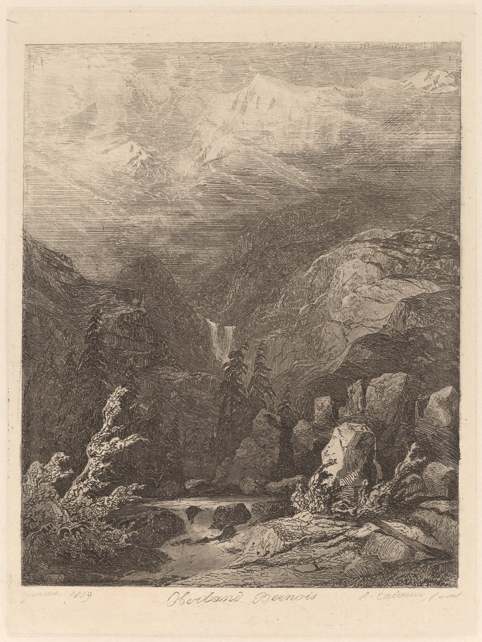 Bernin Oberland tekijältä Alexandre Calame