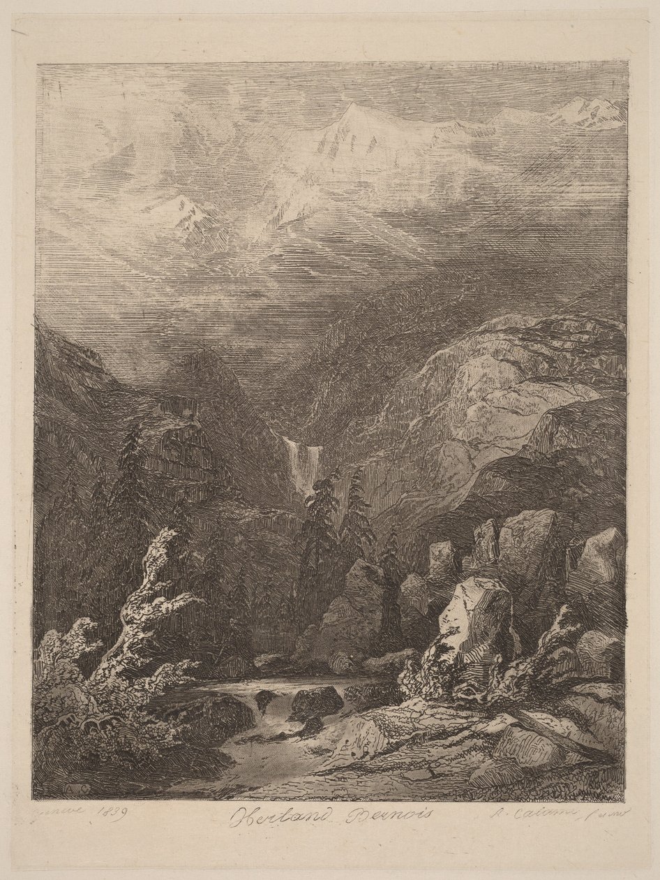 Bernin Oberland tekijältä Alexandre Calame