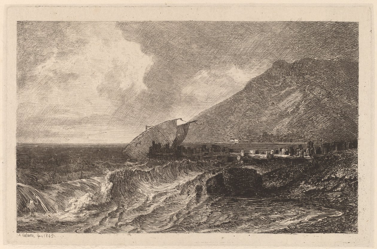 Haaksirikko rannalla tekijältä Alexandre Calame