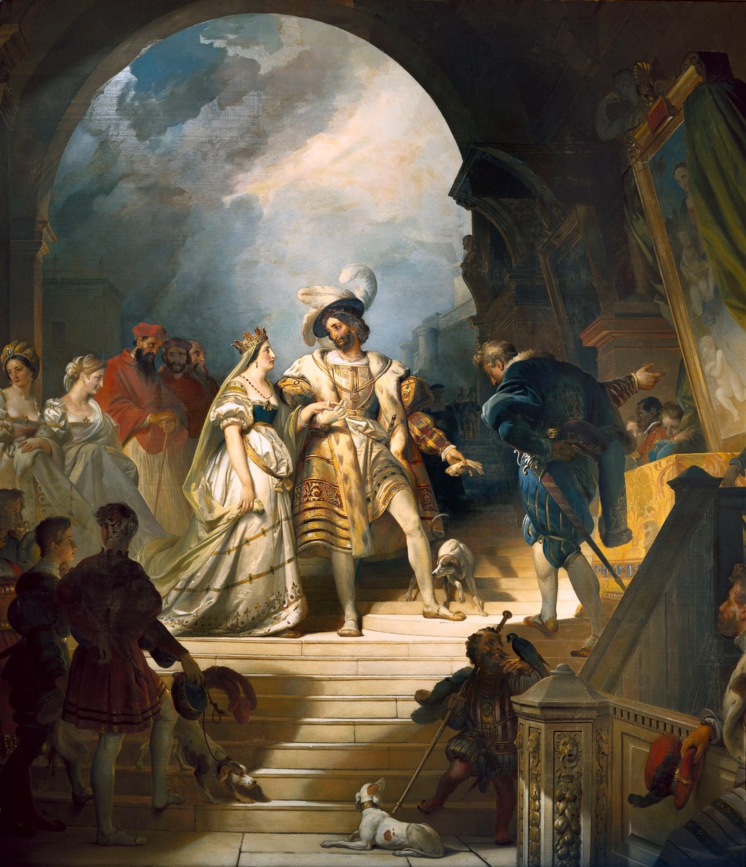 Francis I tekijältä Alexandre Evariste Fragonard