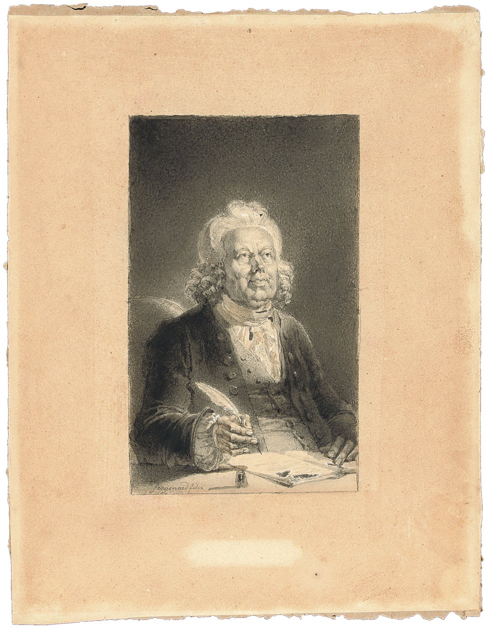 Philippe Néricault Destouchesin muotokuva tekijältä Alexandre Evariste Fragonard