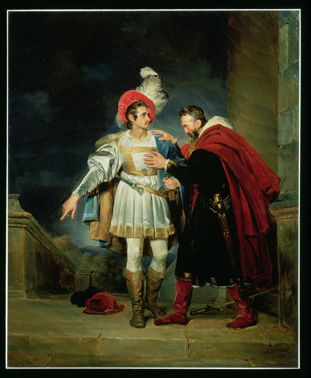 Huonekalut ja erilaiset esineet 1100- ja 1300-luvuilta tekijältä Alexandre Evariste Fragonard