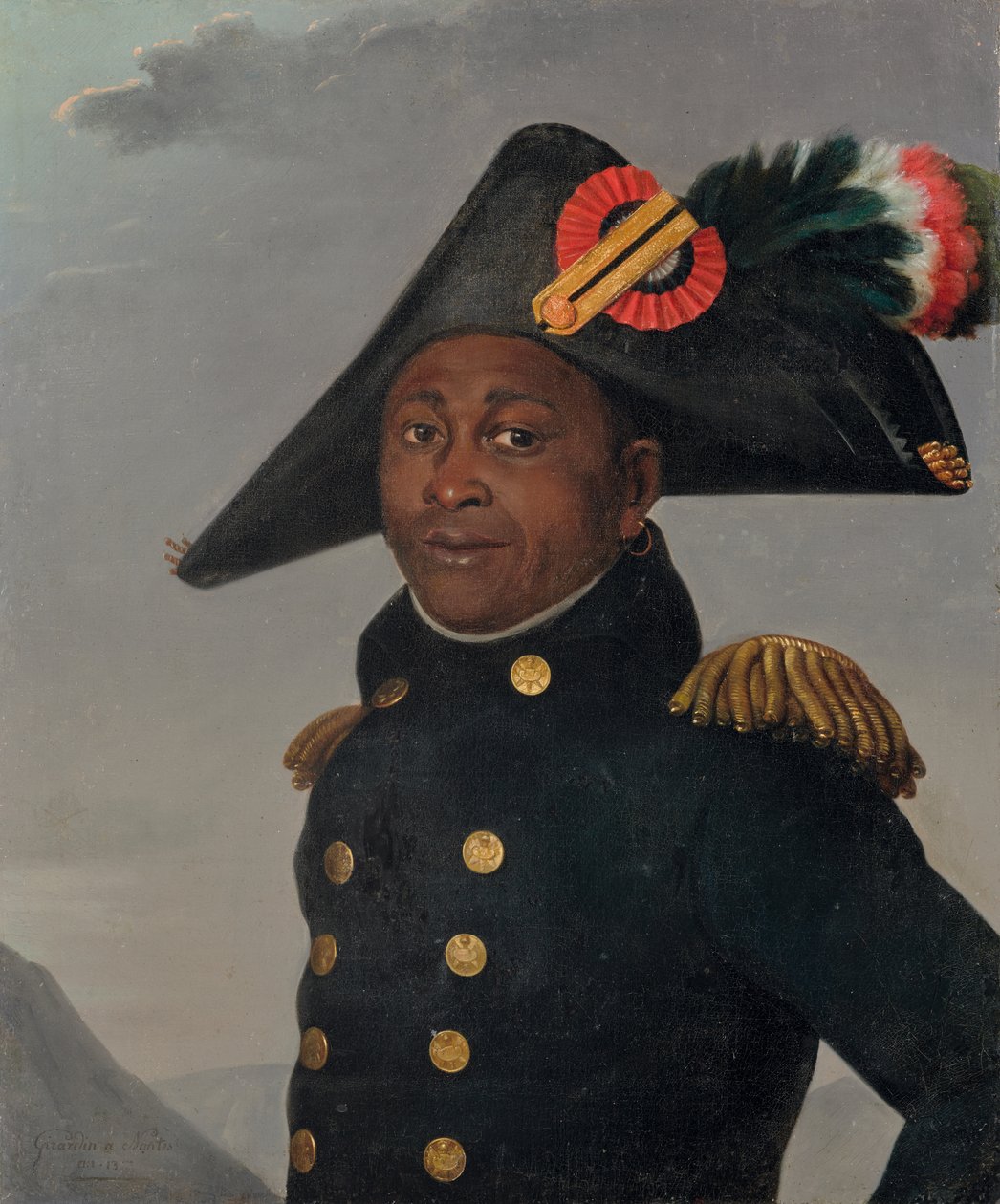 François-Dominique Toussaint Louverture -muotokuva tekijältä Alexandre François Louis de Girardin