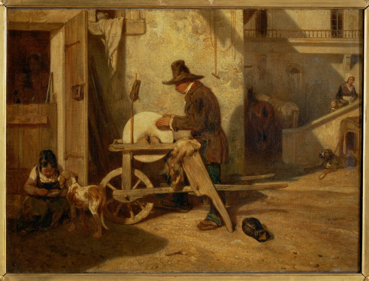 Le remouleur - veitsenhiomakone ... tekijältä Alexandre Gabriel Decamps