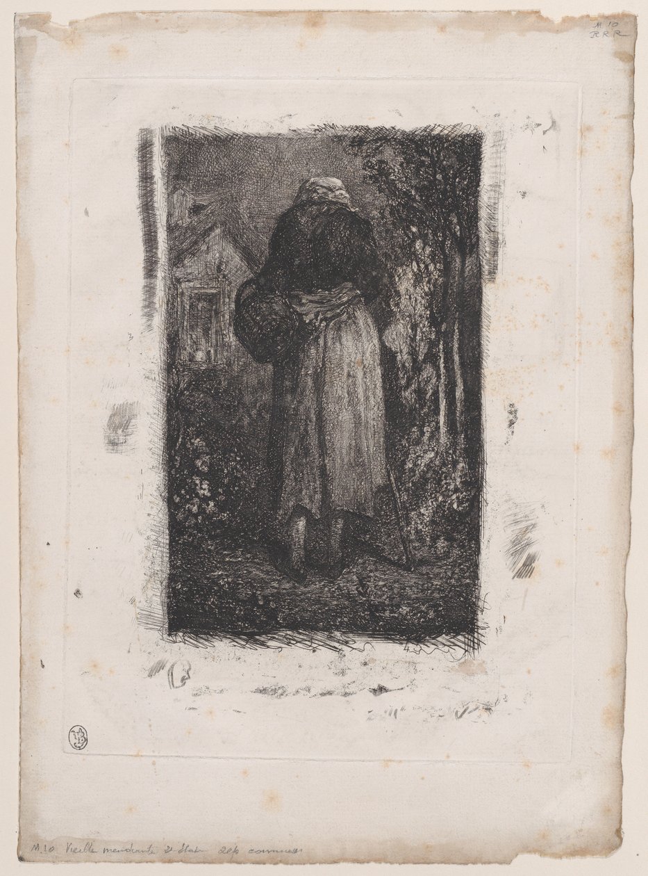 Vanha kerjäläinen, 1833-38. tekijältä Alexandre Gabriel Decamps